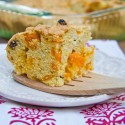 Gluten Free Sweet Potato and Raisin Cornbread