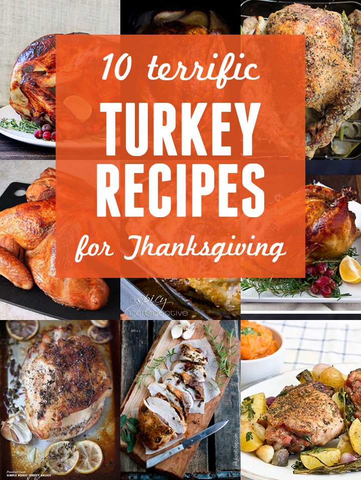 10 Terrific Turkey Recipes for Thanksgiving