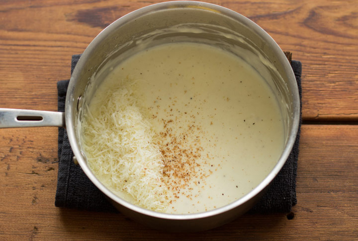 Bechamel for pastitsio