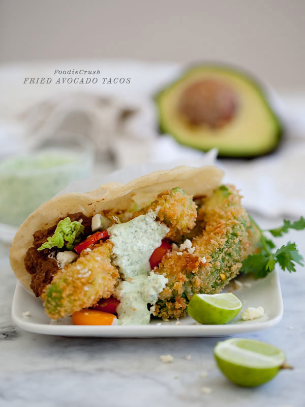 Fried Avocado Tacos Recipe