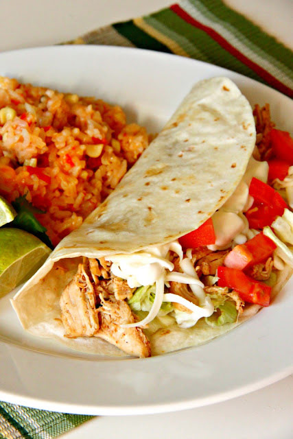 Shredded Chicken Tacos