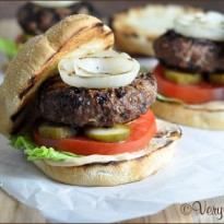 Barbecue Onion Burger