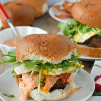 Bacon-and-Egg Cheese Breakfast Burger