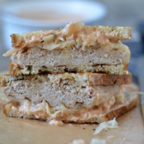 Turkey Rueben Patty Melt