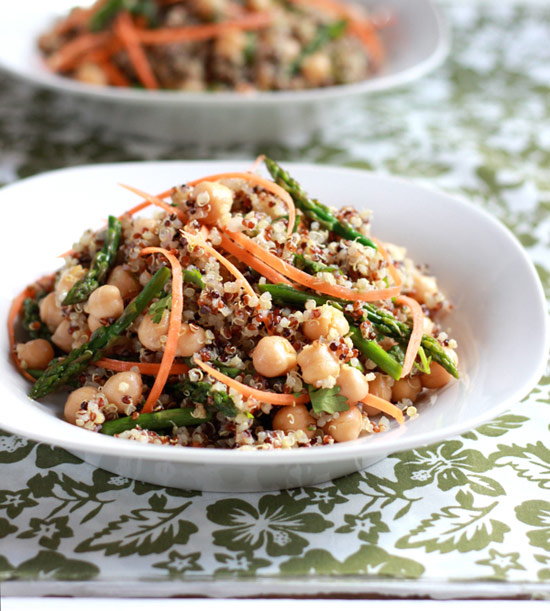 Curried Quinoa and Asparagus Salad