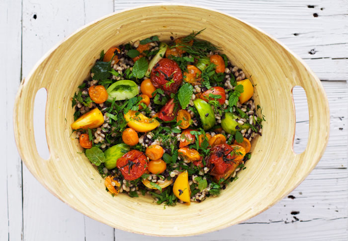 Barley & Heirloom Tomato Salad
