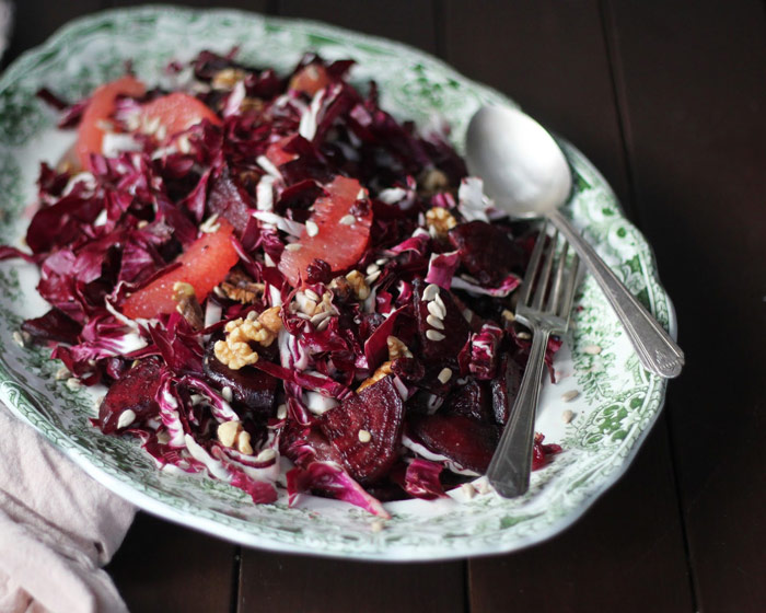 Ruby Red Radicchio Salad