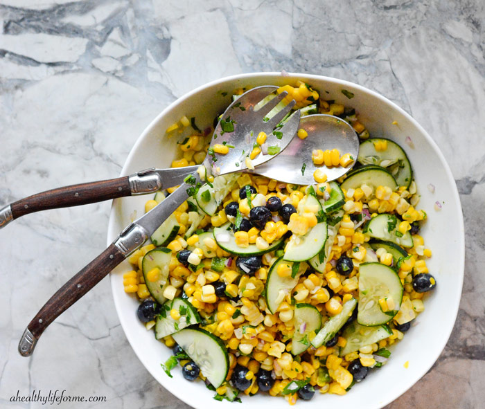 Blueberry Corn Salad