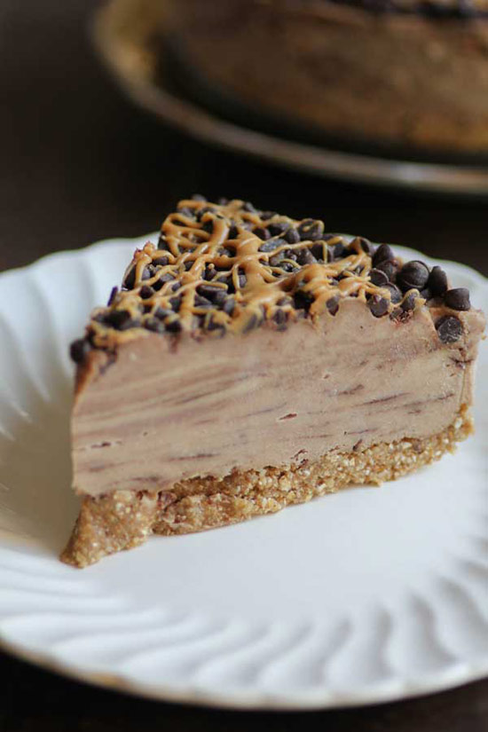 Chocolate Peanut Butter Swirl Icebox Cake