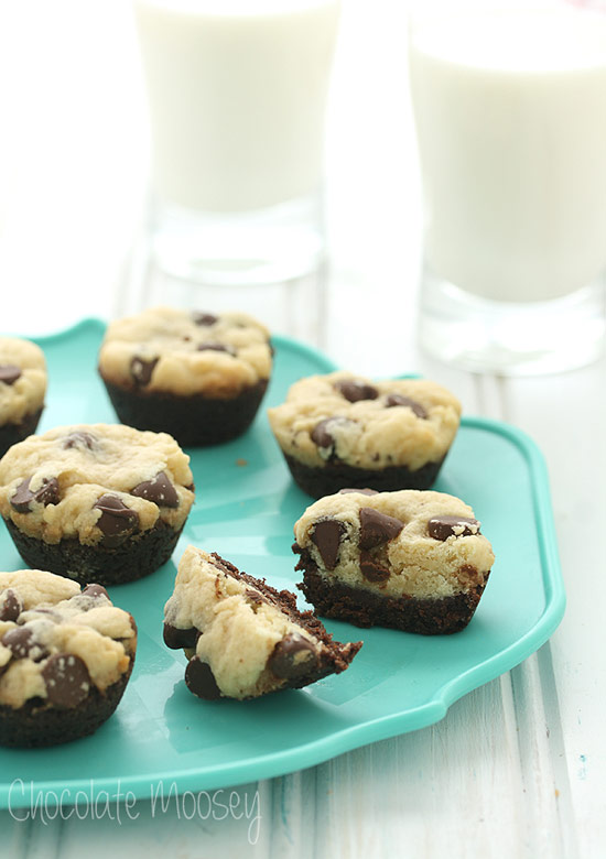 Chocolate Chip Cookie Brownie Bites