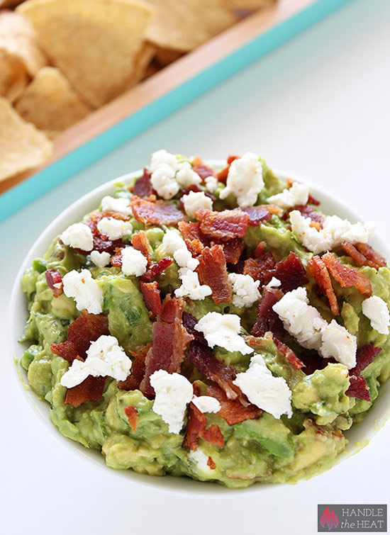 Ultimate Guacamole with Bacon & Goat Cheese