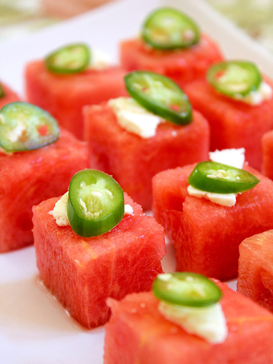 Watermelon Salad Bites