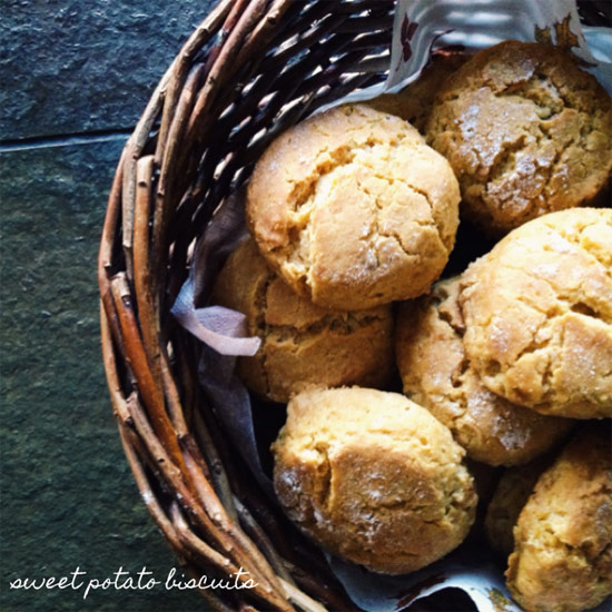 Sweet Potato Biscuits (v)