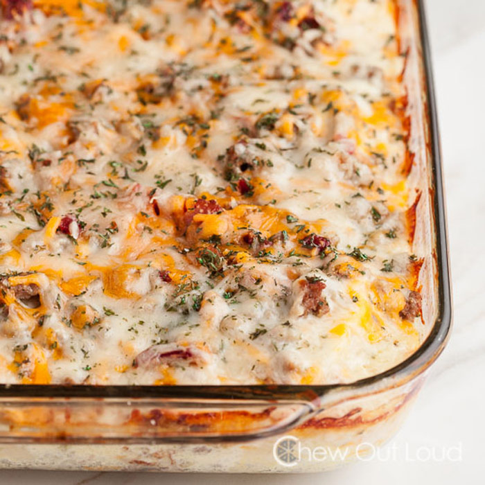English Muffin Breakfast Casserole