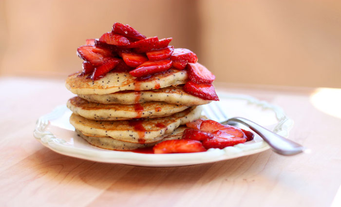 Lemon Poppyseed Pancakes
