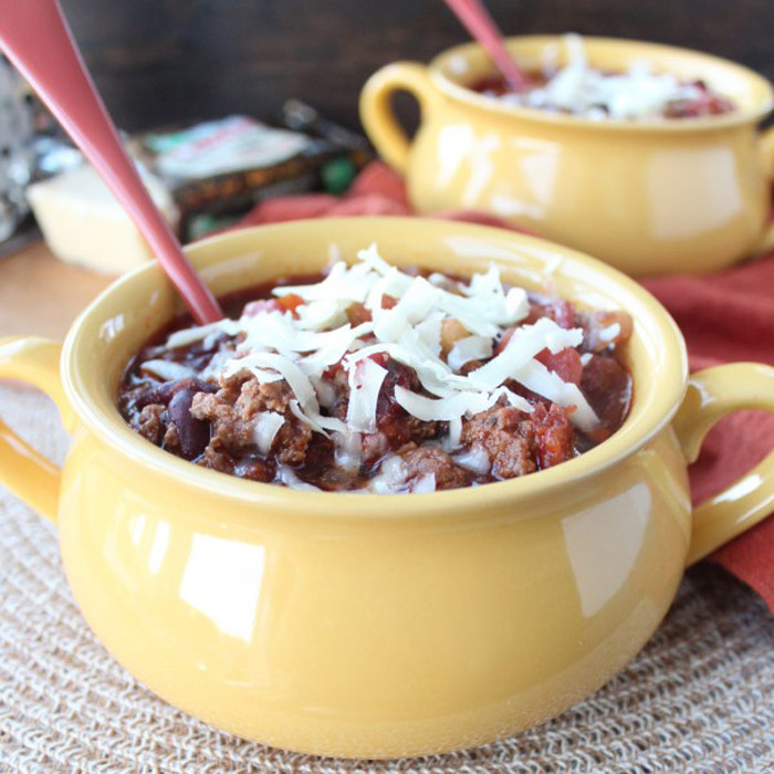 Chipotle Stout Crockpot Chili
