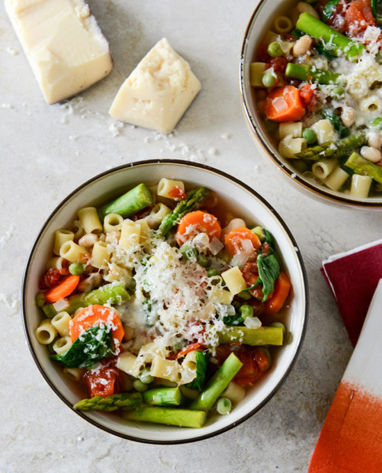 Springtime Crockpot Minestrone