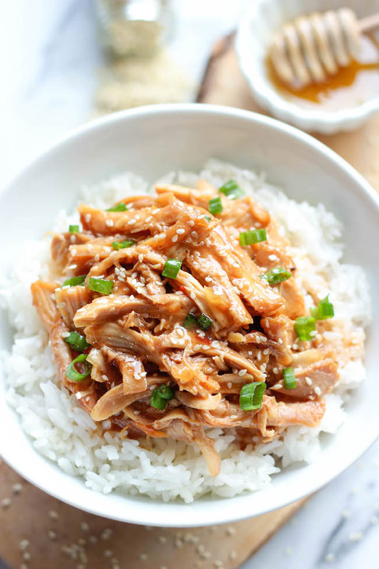 Slow Cooker Honey Sesame Chicken