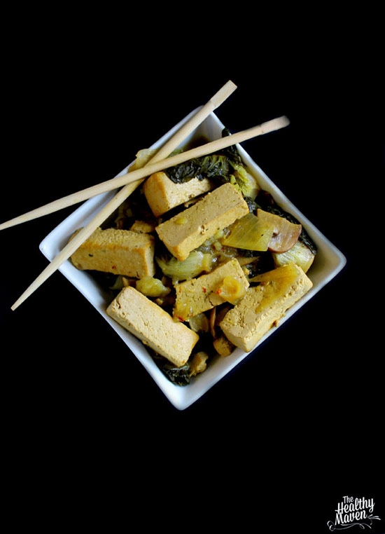 Slow Cooker Coconut Basil Tofu