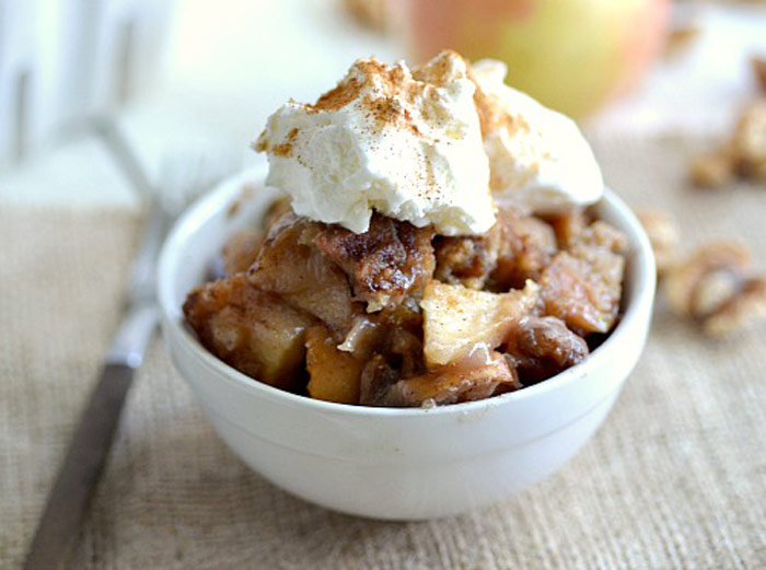 Healthy Crockpot Apple Crisp