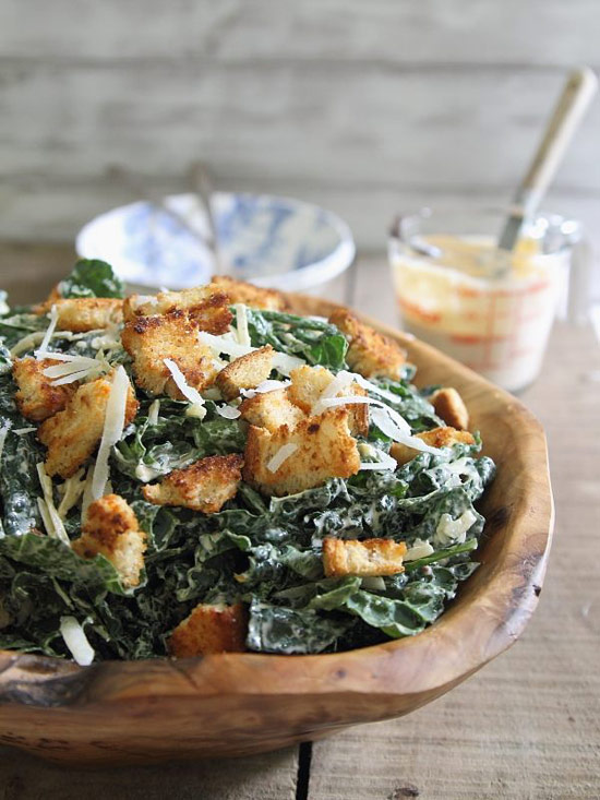 Sriracha Kale Caesar Salad