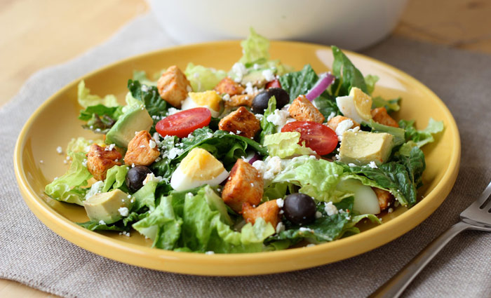 Smoked Paprika Chicken Cobb Salad