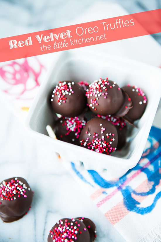 Dessert: Red Velvet Oreo Truffles